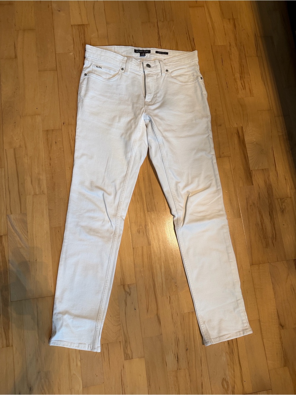 Michael Kors Men’s White Slim Fit Jeans – Size 30/32